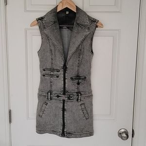 Bebe HOT!! Mini Jean Dress